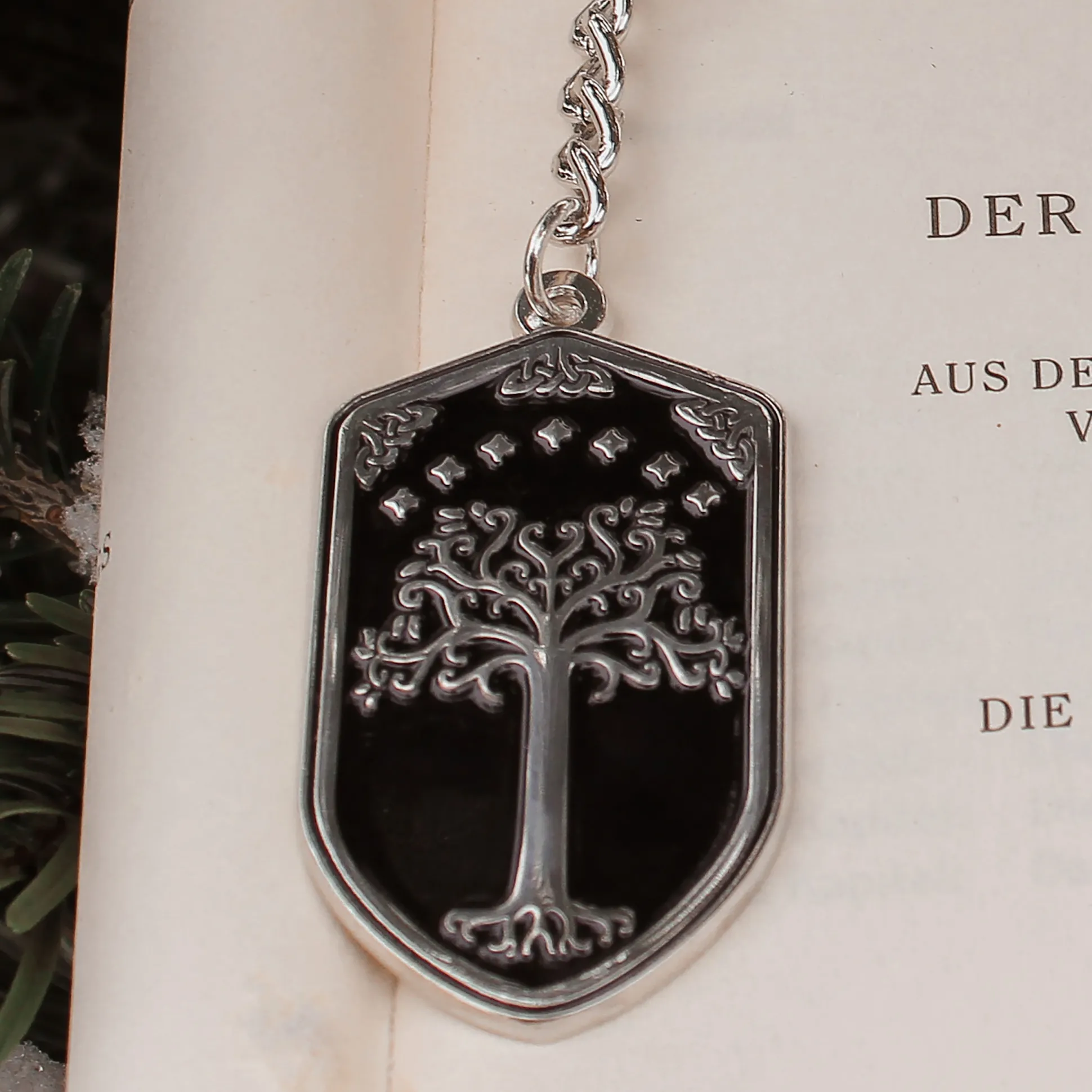 Witte Boom van Gondor Sleutelhanger - In de Ban van de Ring