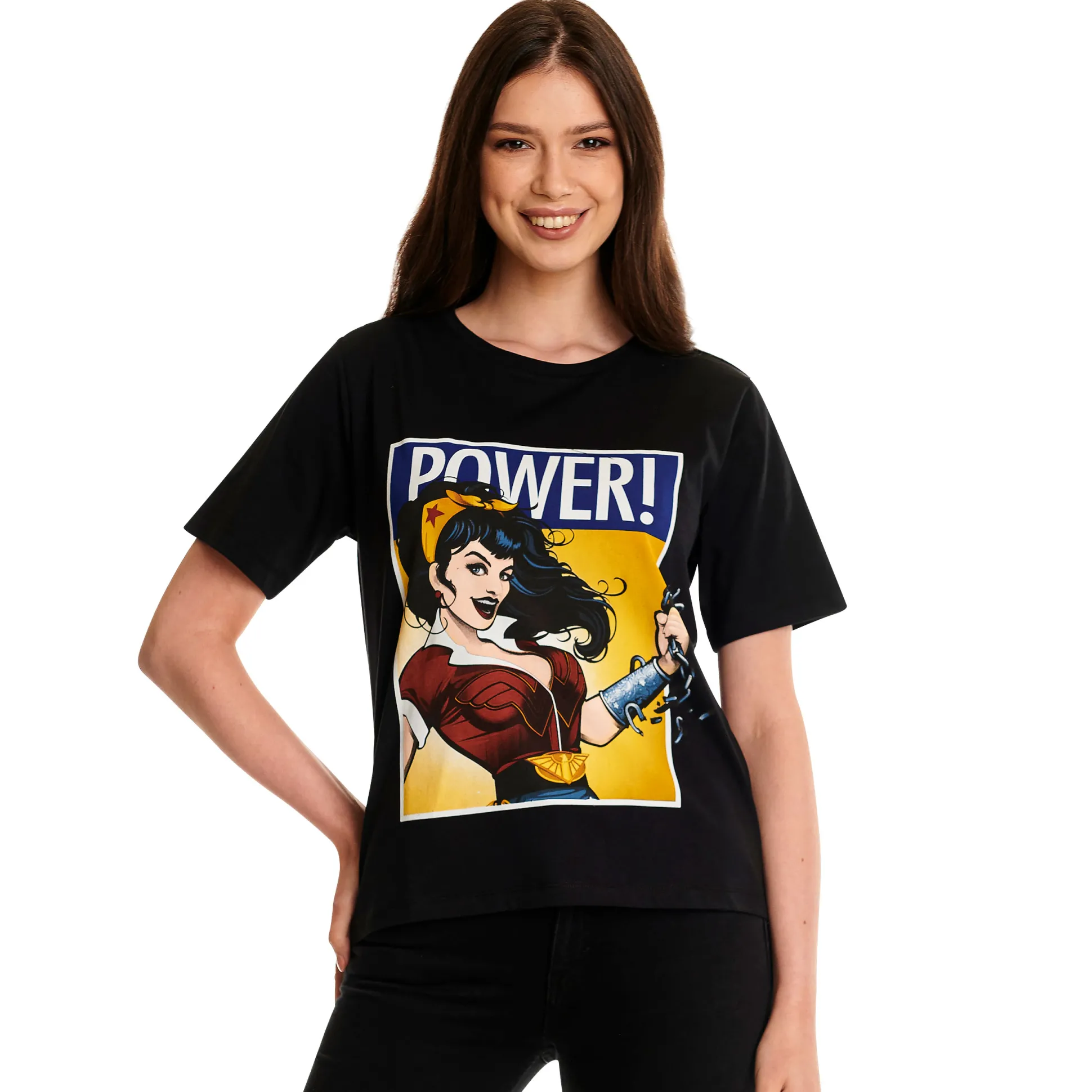 Wonder Woman - We kunnen het! Dames T-shirt Zwart