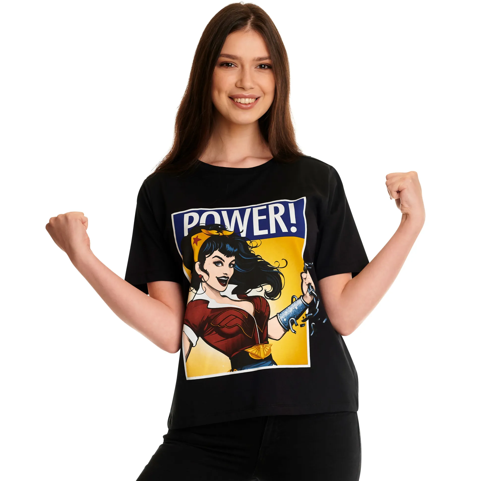 Wonder Woman - We kunnen het! Dames T-shirt Zwart