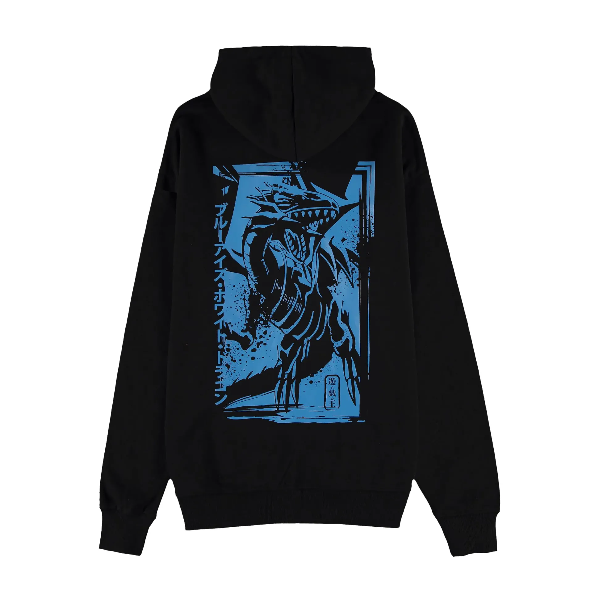 Yu-Gi-Oh! - Blauwogige Witte Draak Hoodie Zwart