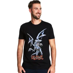 Yu-Gi-Oh! - Blue-Eyes White Dragon T-Shirt Zwart