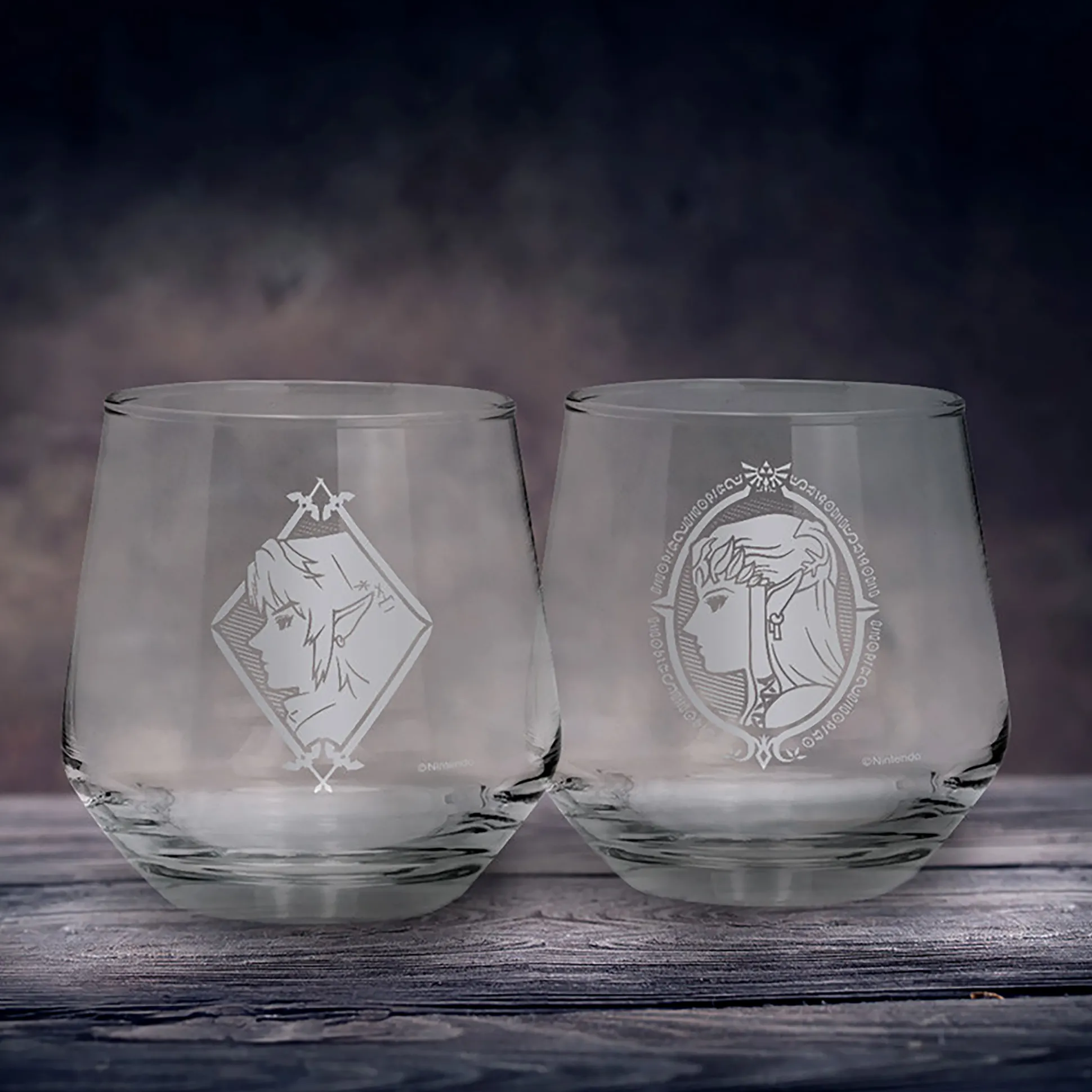 Zelda - Link & Zelda glazenset (2 stuks)