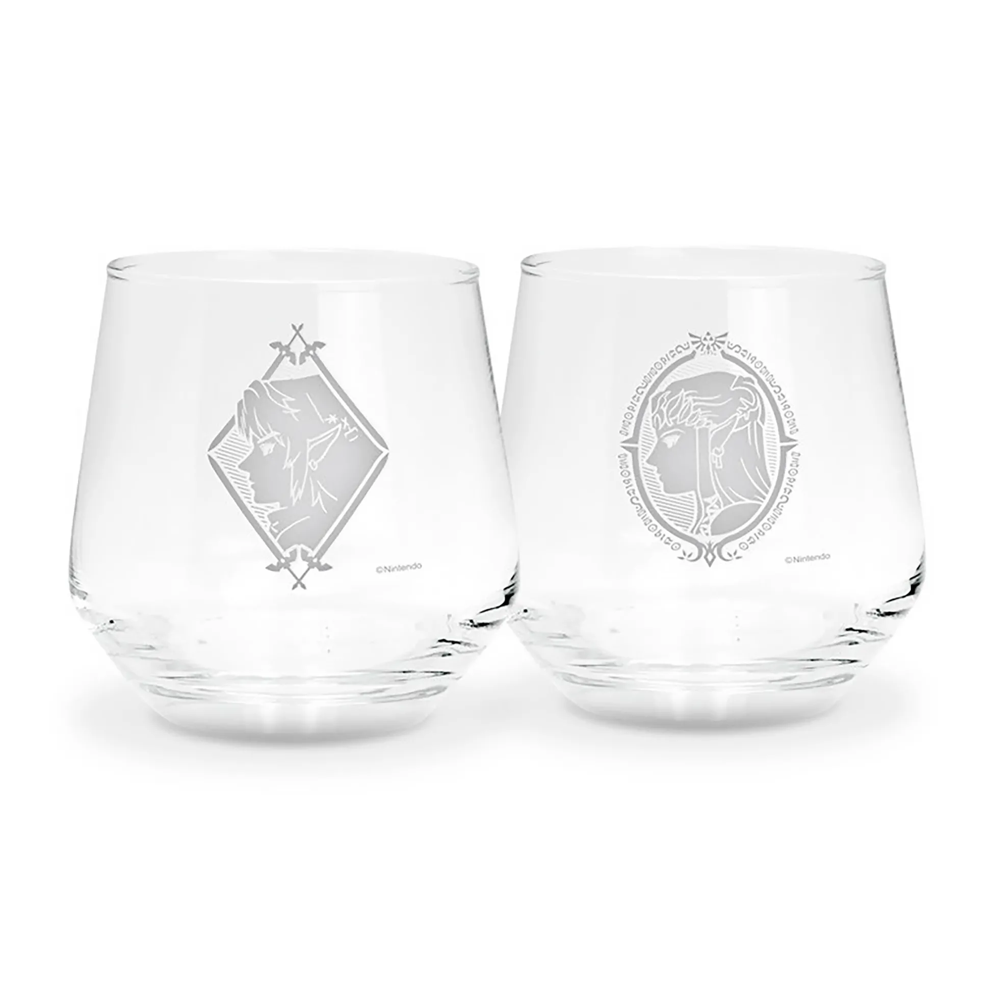 Zelda - Link & Zelda glazenset (2 stuks)