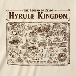 Zelda - Map of Hyrule T-Shirt beige