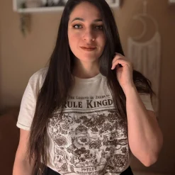 Zelda - Map of Hyrule T-Shirt beige