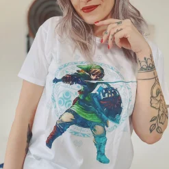 Zelda - Skyward Sword Pose T-Shirt wit