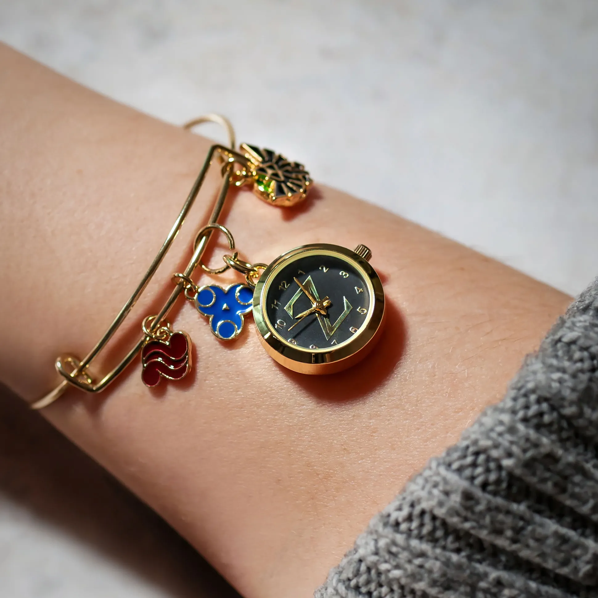 Zelda - Symbolen Charm Armband met Horloge