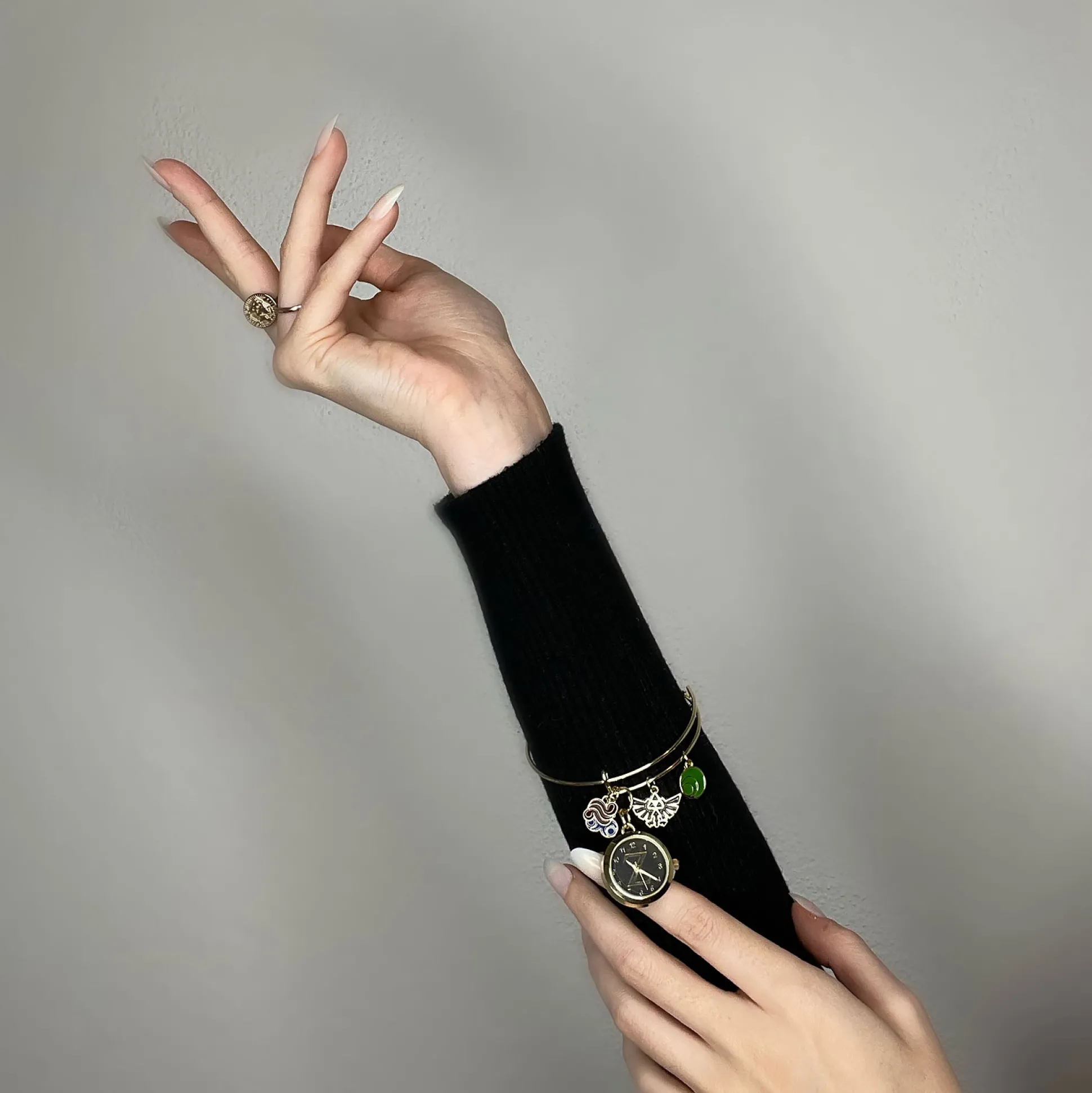 Zelda - Symbolen Charm Armband met Horloge