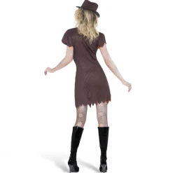 Zombie Gangster Bruid Kostuum