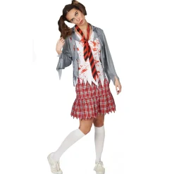 Zombie School Girl - Dames Kostuum