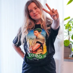 Zoro T-Shirt Zwart - One Piece