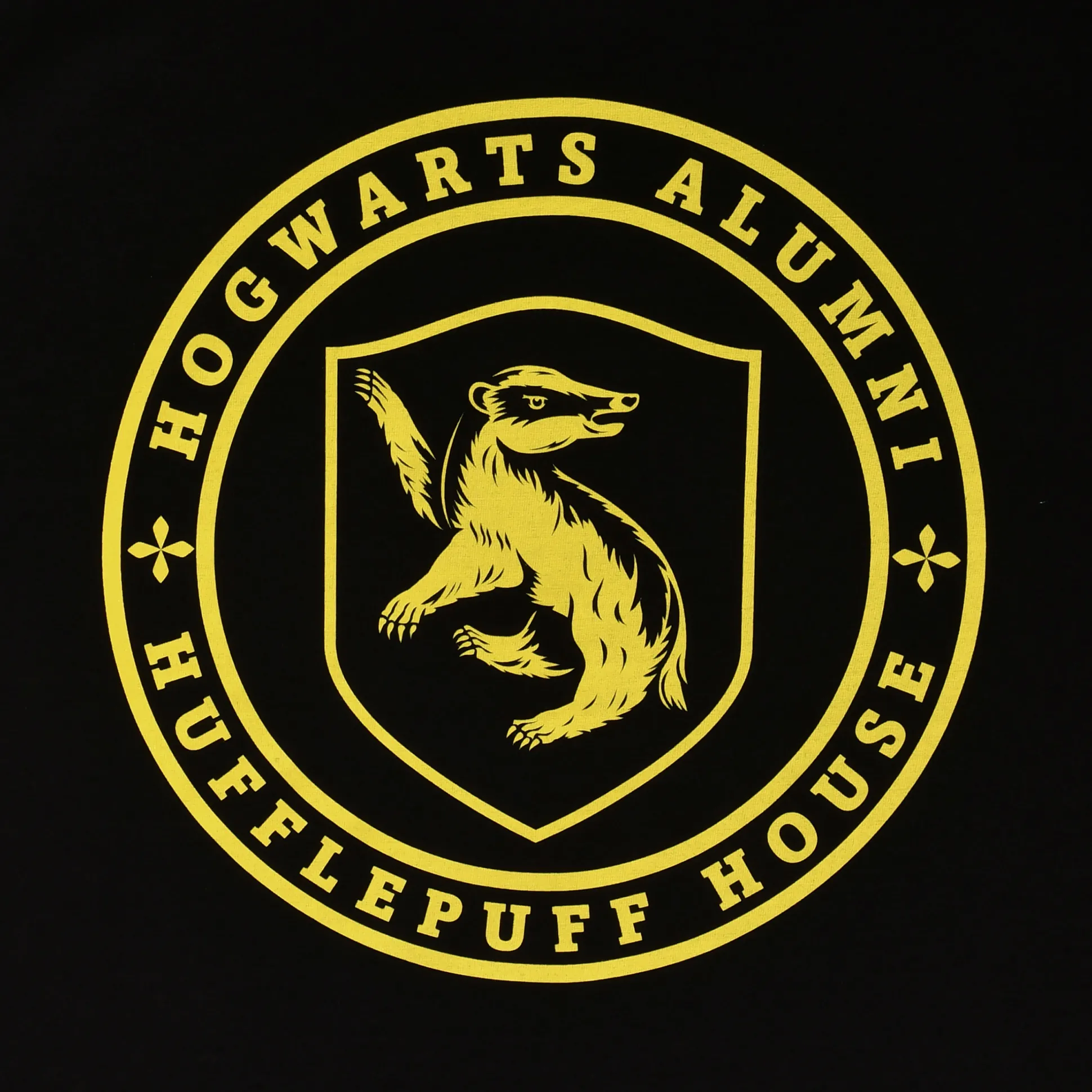 Zwart Hufflepuff Hogwarts Alumni T-shirt - Harry Potter