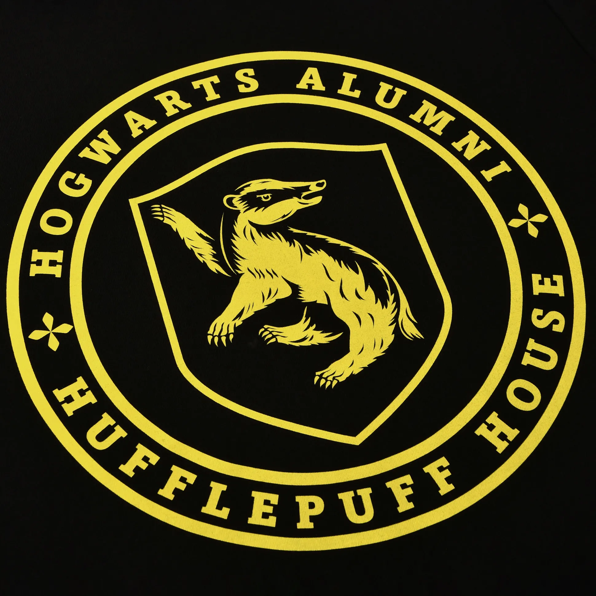 Zwart Hufflepuff Hogwarts Alumni T-shirt - Harry Potter