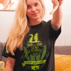 Zwarte T-Shirt Lekkende Ketel - Harry Potter